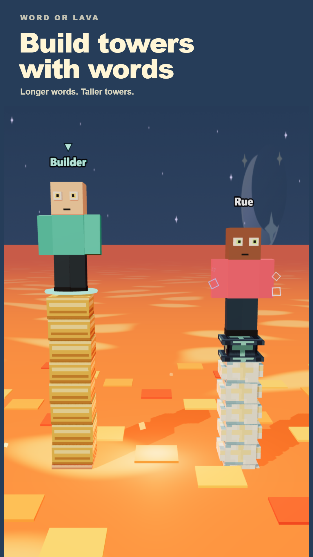 Longer answers build taller towers